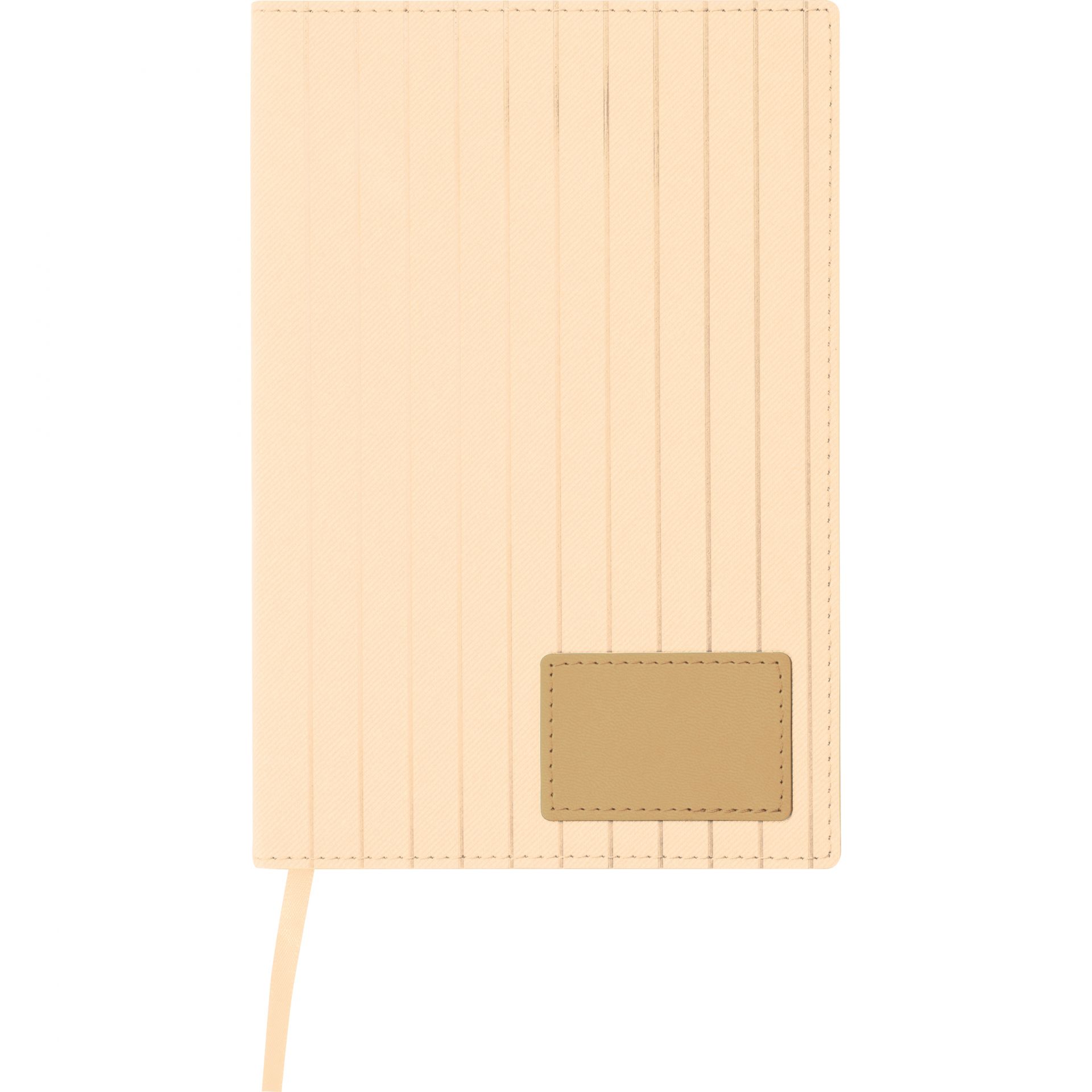 Notizbuch mit Gravur / DIN A5 / mit Softcover / 192 Seiten / Farbe: beige