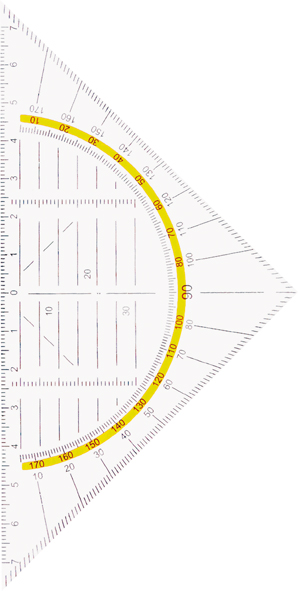 10x Geo-Dreieck Geometriedreieck biegsam