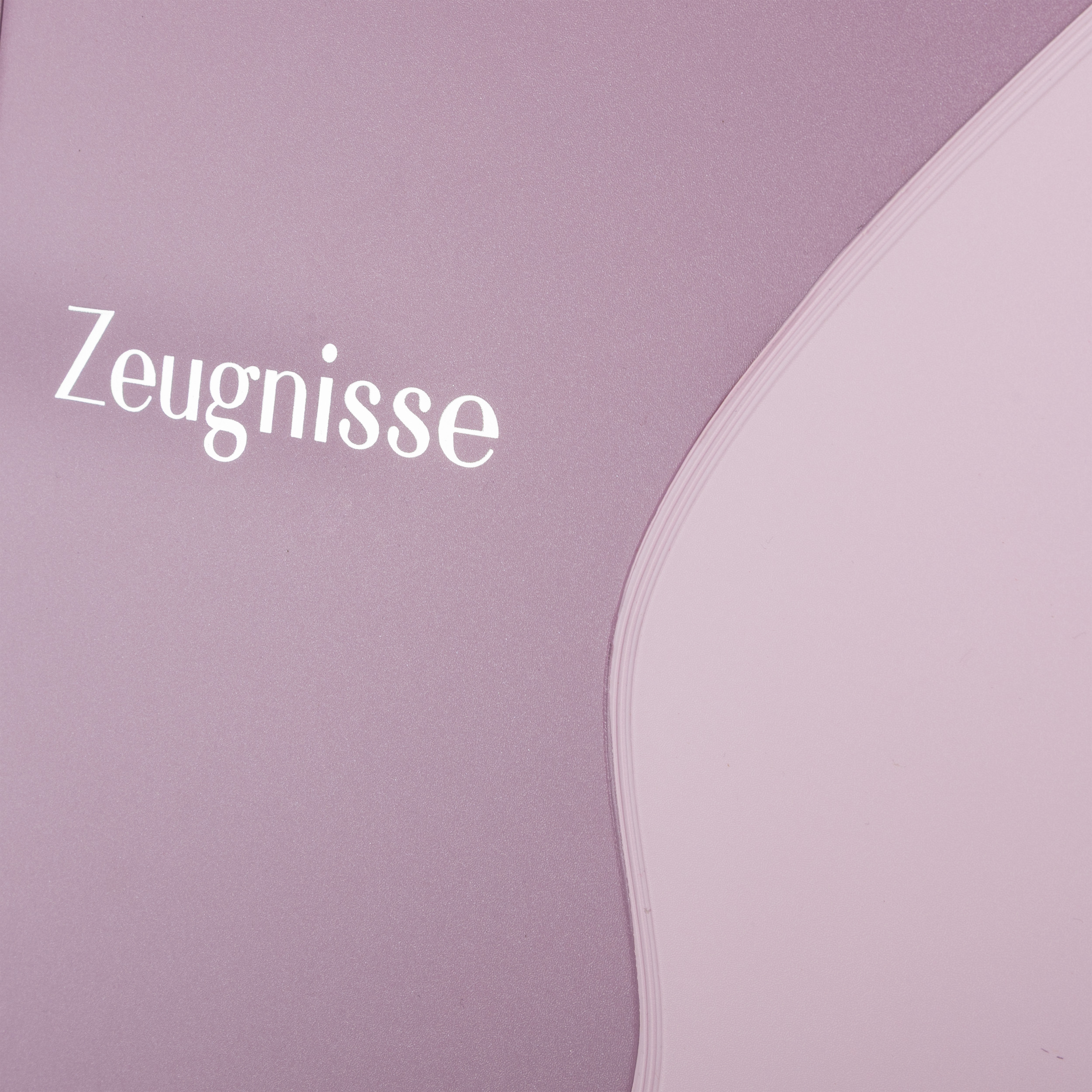 Zeugnismappe mit 12 Hüllen / Farbe: pastell lila