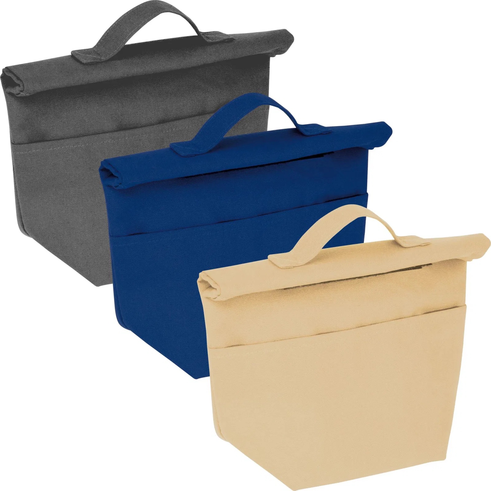 3x Kühltasche / mit Tragegriff / 3 Farben sortiert