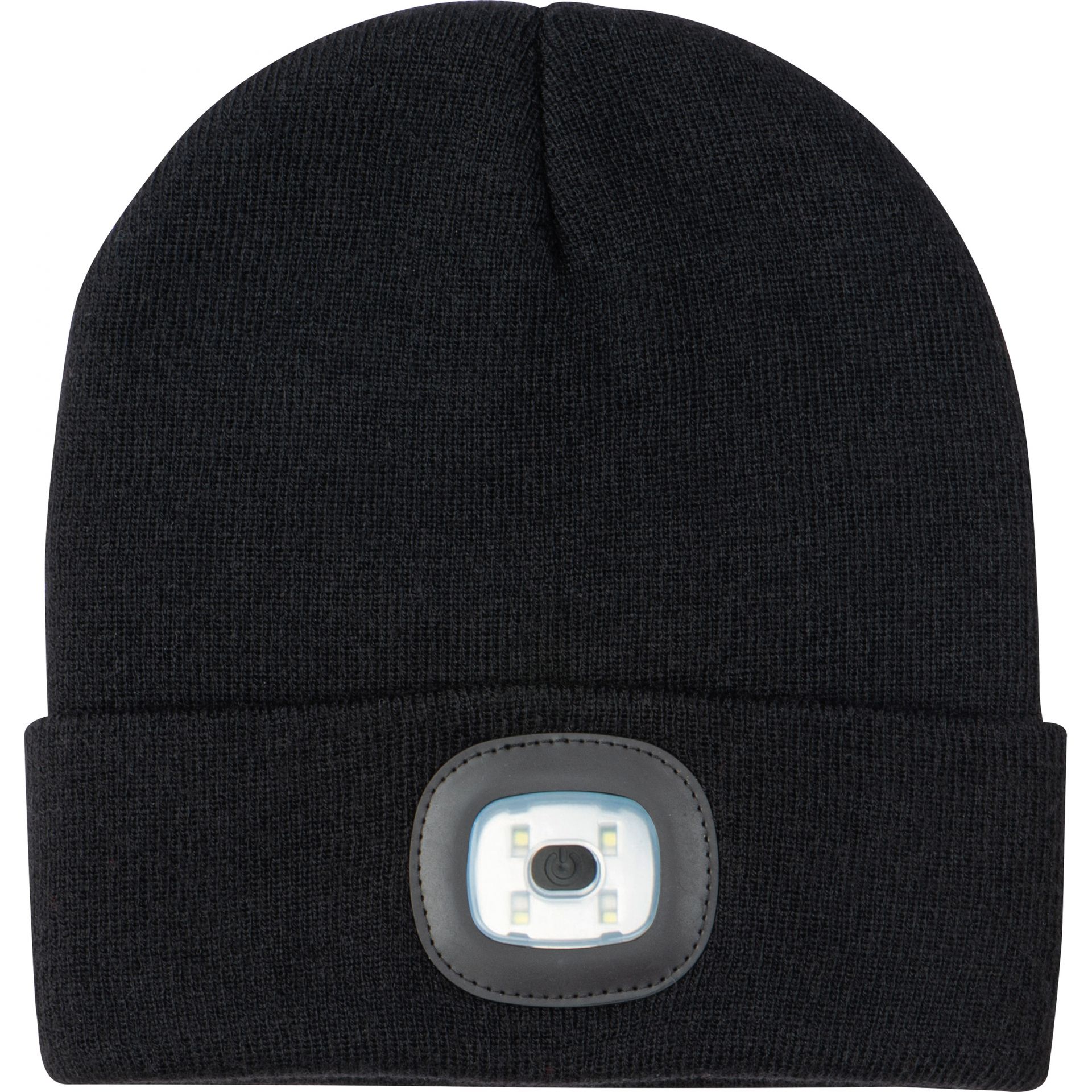 Wintermütze / Beanie mit LED / Farbe: schwarz