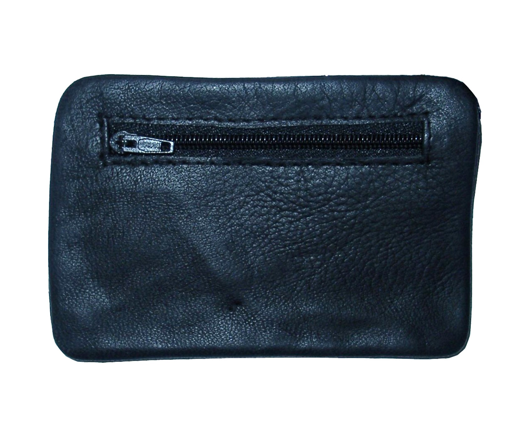 Schlüsseltasche / aus Leder / mit 2 Reißverschlüssen / Farbe: schwarz