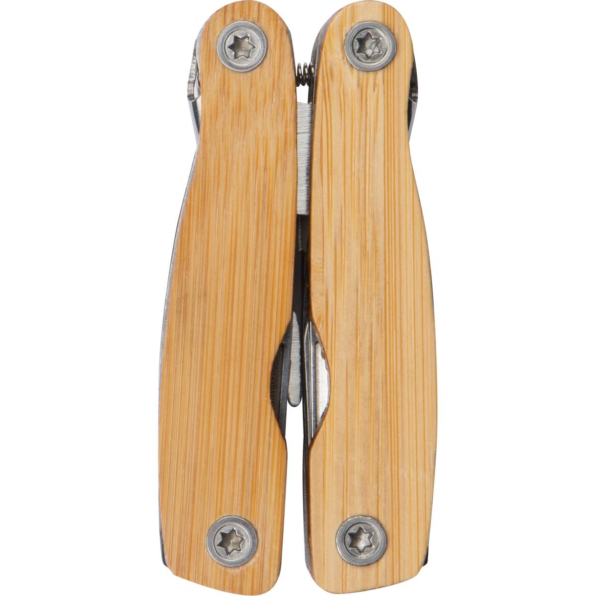 Multitool aus Bambus / Taschenmesser