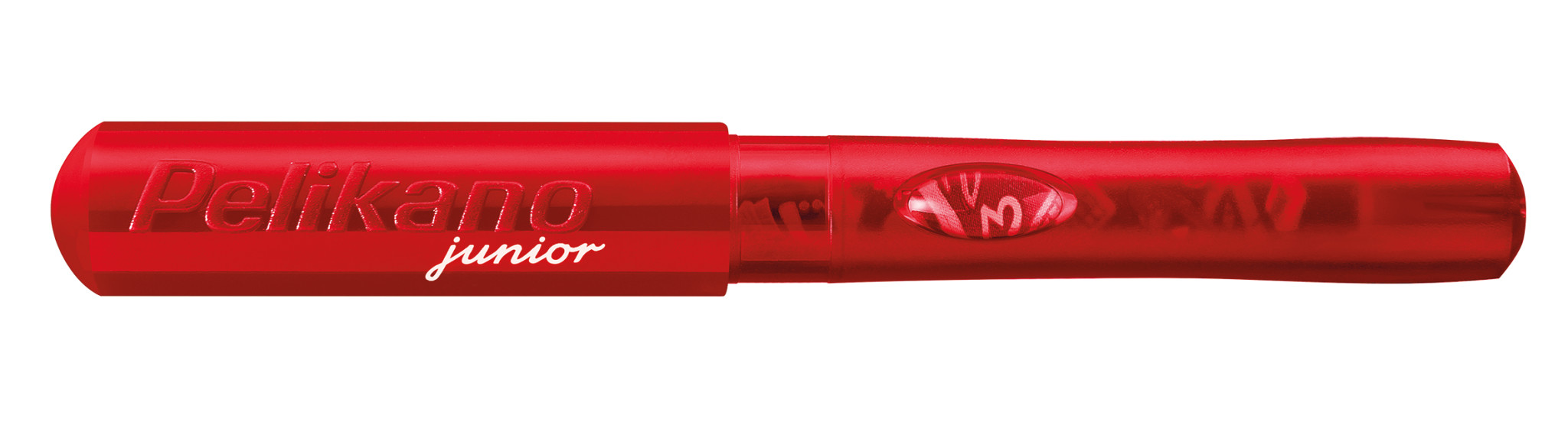 Pelikan Füllhalter / Füller für Linkshänder / Pelikano® Junior Rot Feder L