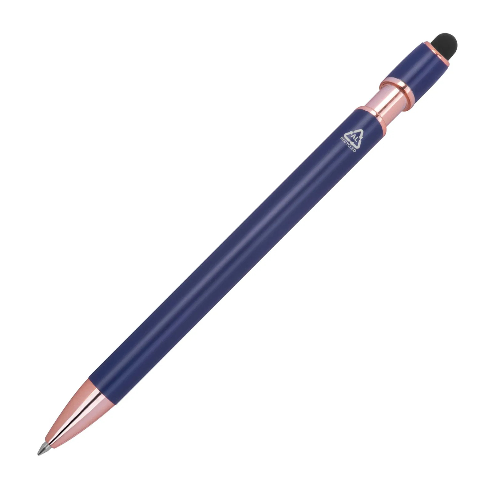 Touchpen Kugelschreiber mit Gravur / aus Metall / Farbe: gold