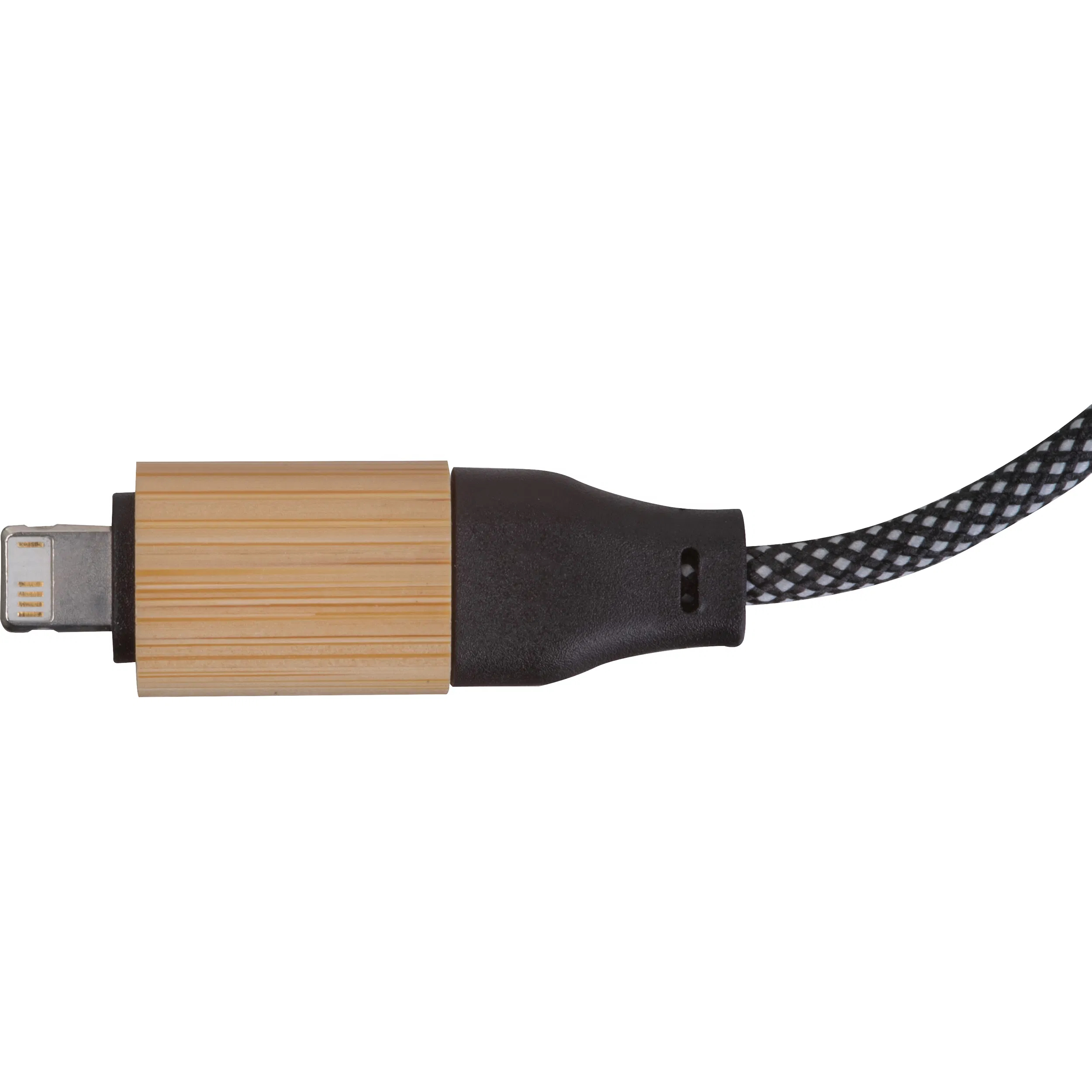 RPET Schnell-Ladekabel mit Gravur / mit 3m Länge / bis zu 60 W Leistung