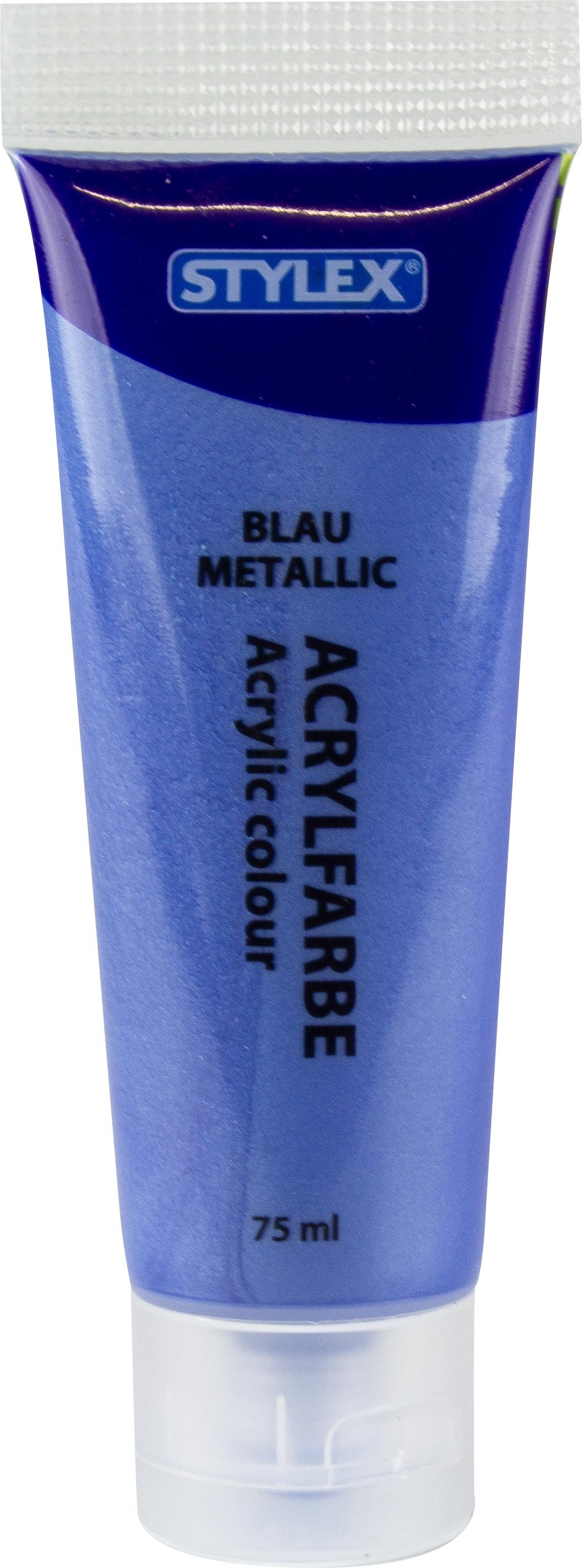 6 Tuben Acrylfarben / Set mit verschiedene Acrylfarben mit je 75ml