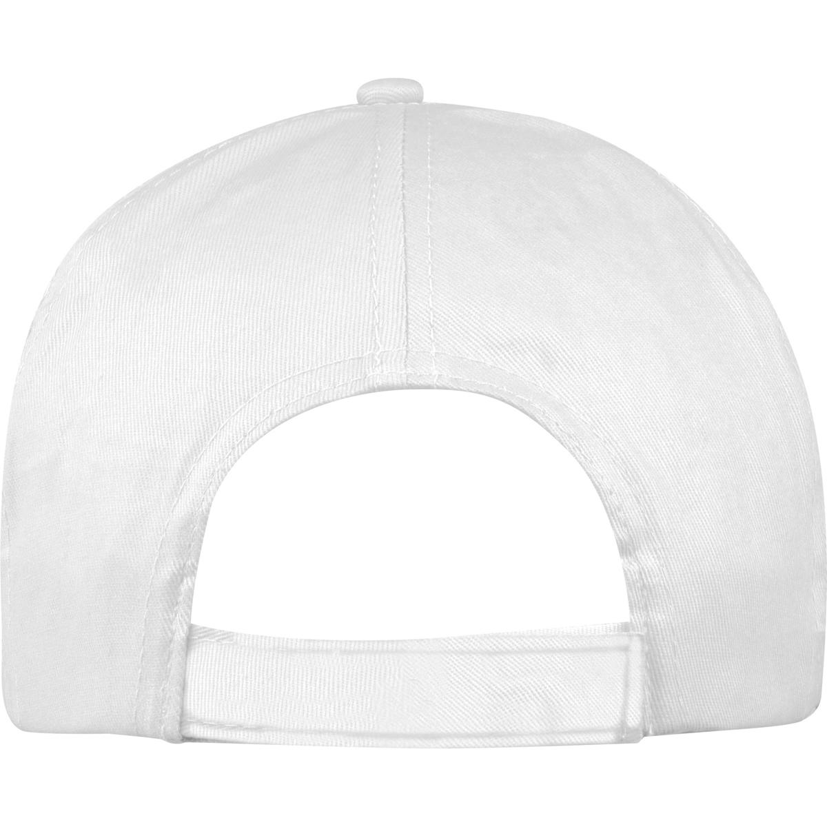 Baumwoll Basecap 5 Panel / Farbe: weiß
