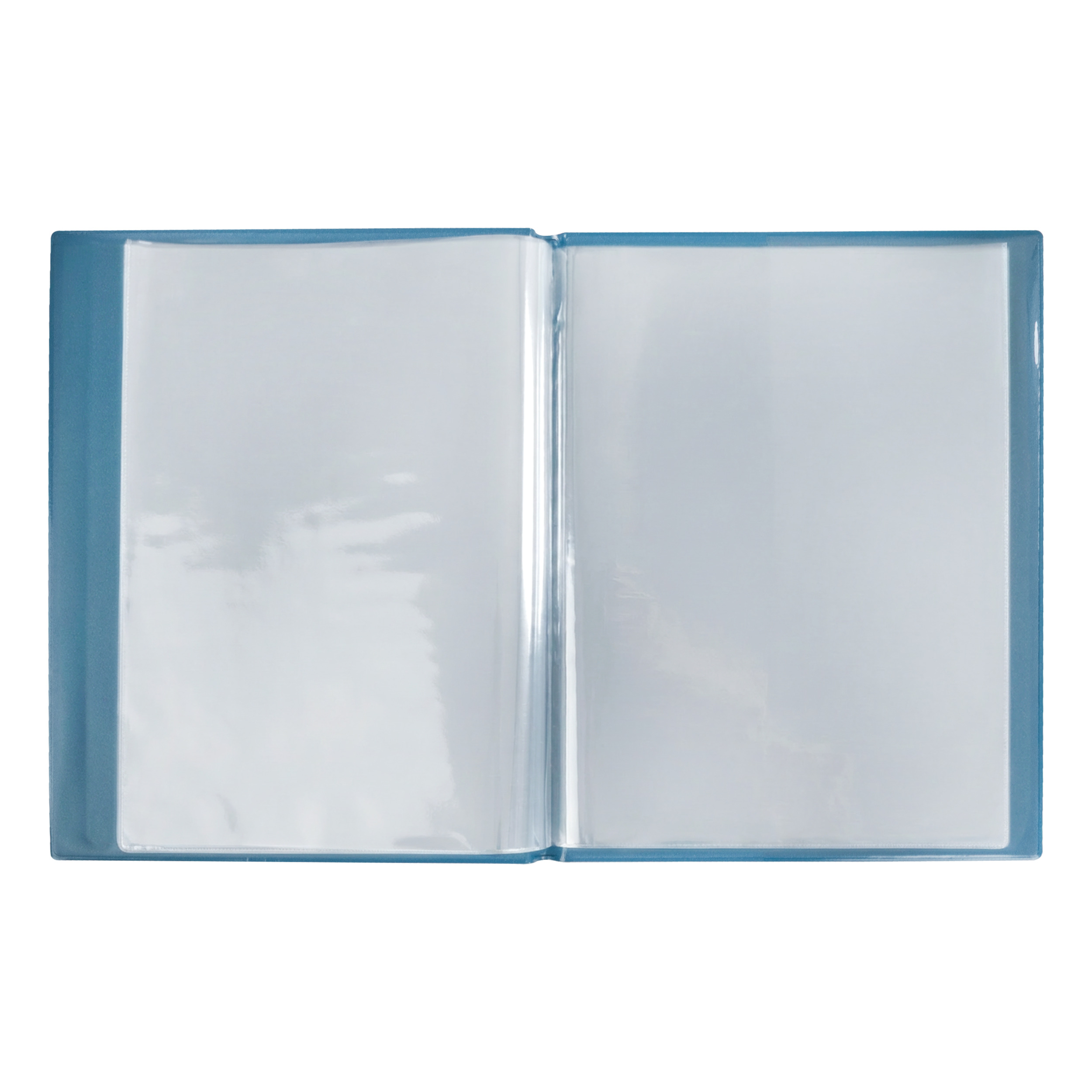 Zeugnismappe mit 12 Hüllen / Farbe: pastell blau