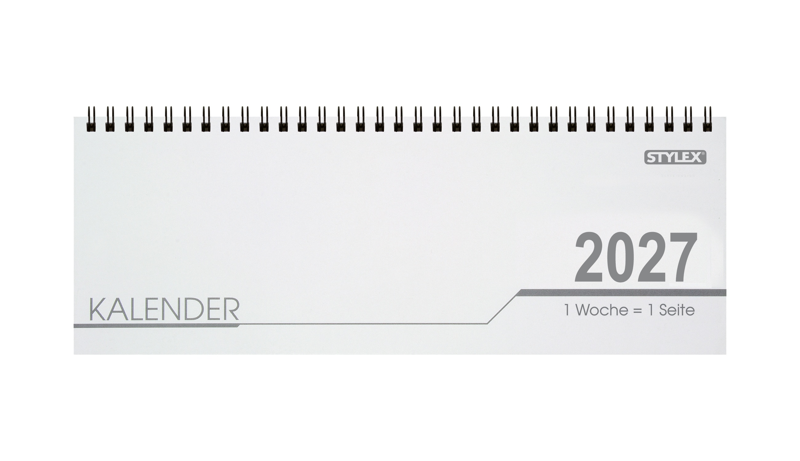 Schreibtisch Kalender / 32 Blatt / Schreibtischquerkalender 2027