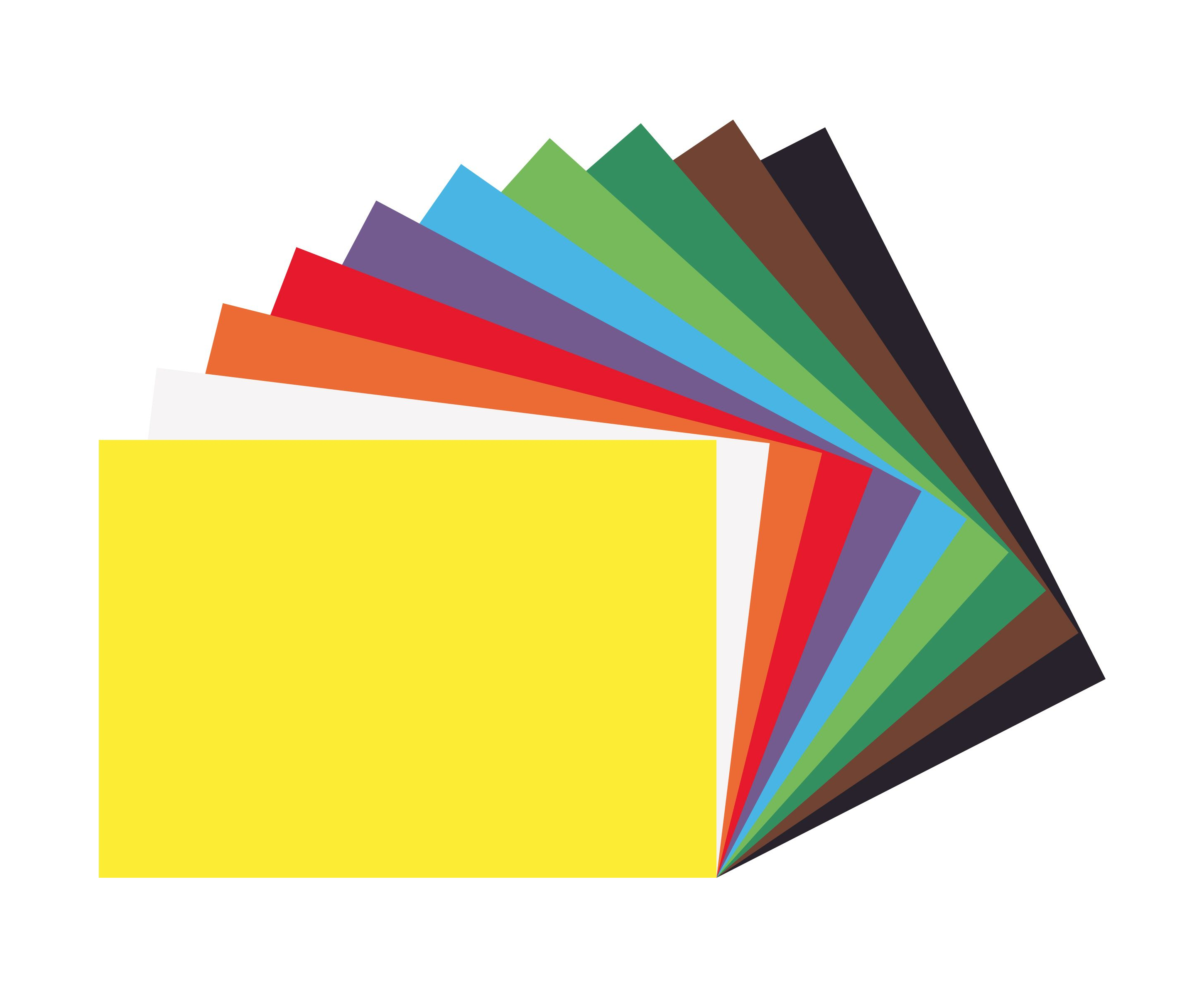 Tonzeichenpapier / DIN A4 / 110g / 40 Blatt / 5 Pastell + 10 Intensivfarben