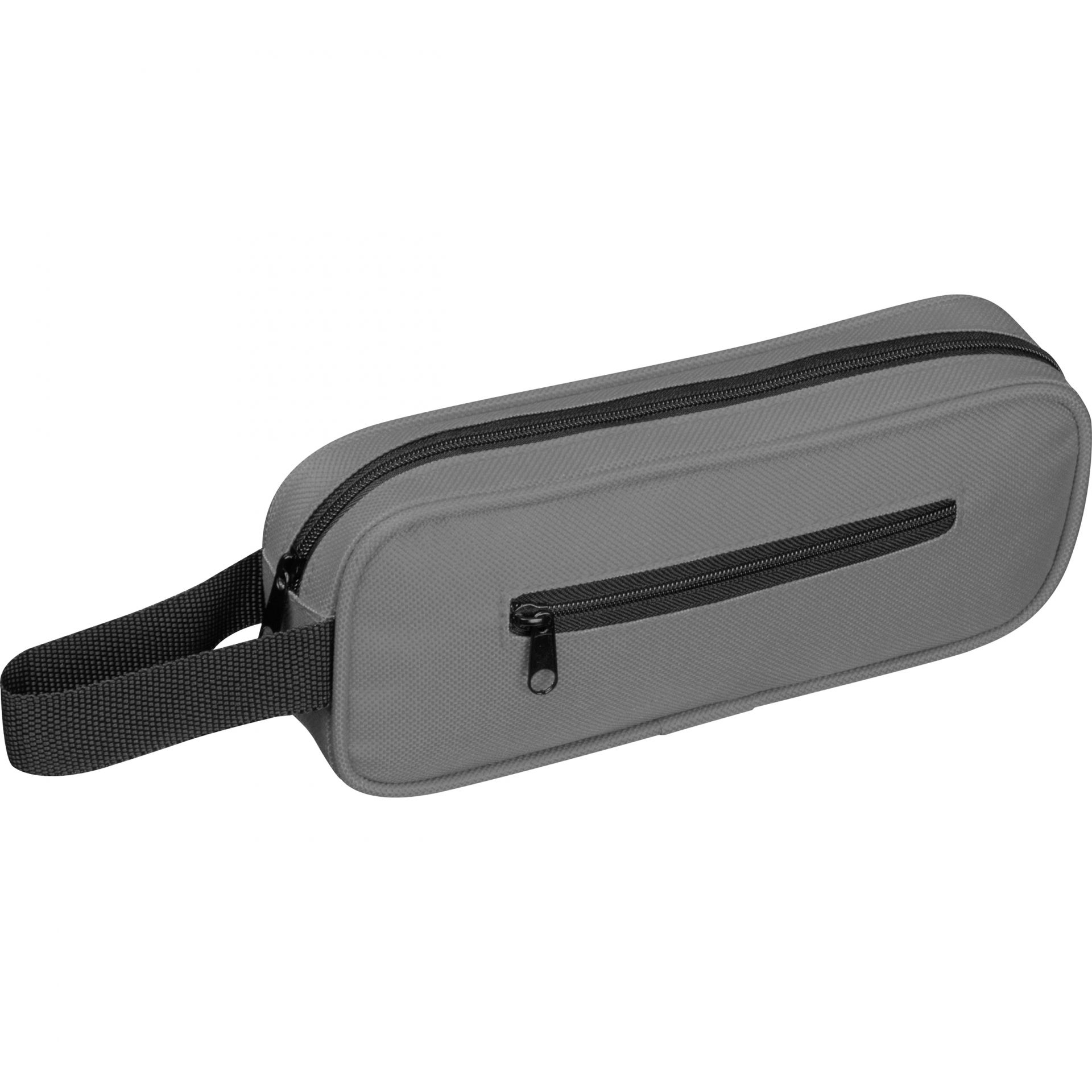 Kleine Kosmetiktasche / Kosmetikmäppchen / Farbe: grau