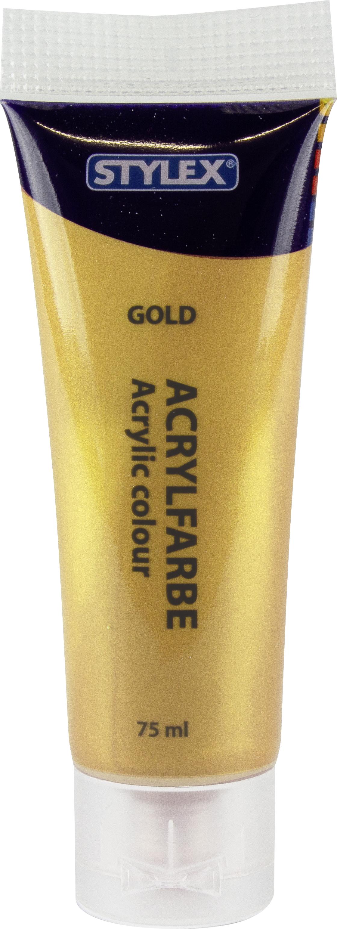 6 Tuben Acrylfarben / Set mit verschiedene Acrylfarben mit je 75ml