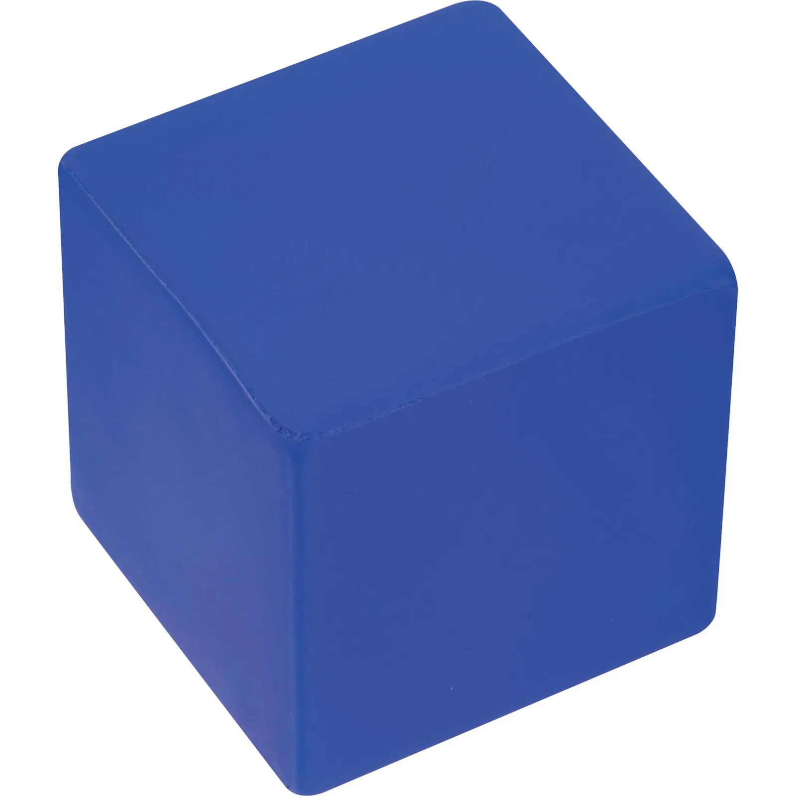 5x Anti-Stressball in Würfelform / Wutball / Knautschball / Farbe: blau