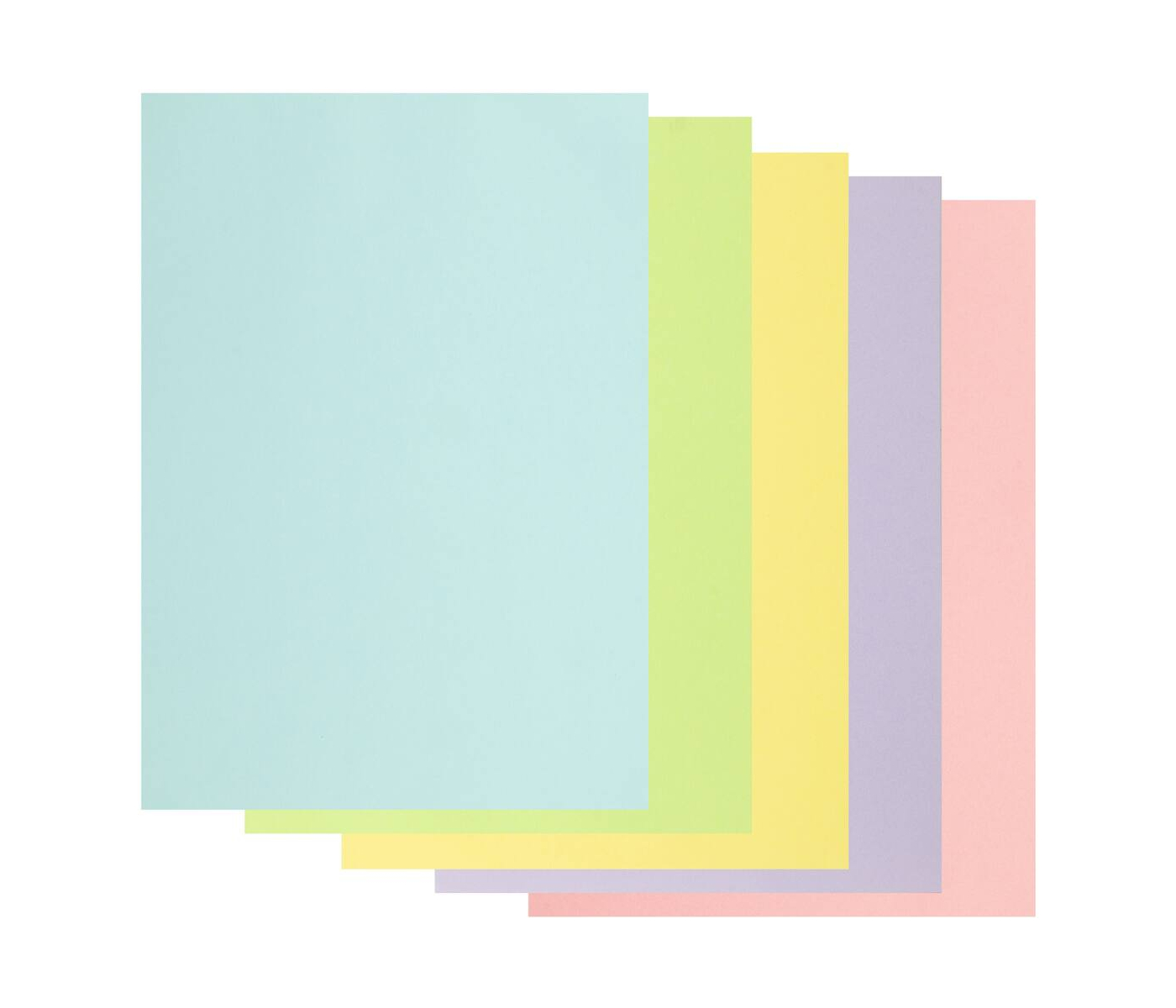 Tonzeichenpapier / DIN A4 / 110g / 40 Blatt / 5 Pastell + 10 Intensivfarben
