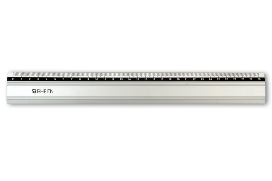 Metall-Lineal aus Aluminum 30cm rutschfest