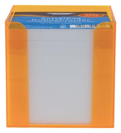 Zettelbox mit Gravur / aus Bambus / mit 700 Notizzettel