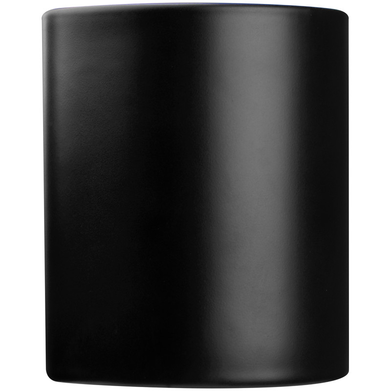 Keramiktasse mit Gravur / Kaffeetasse / 300 ml / Farbe: schwarz-rot