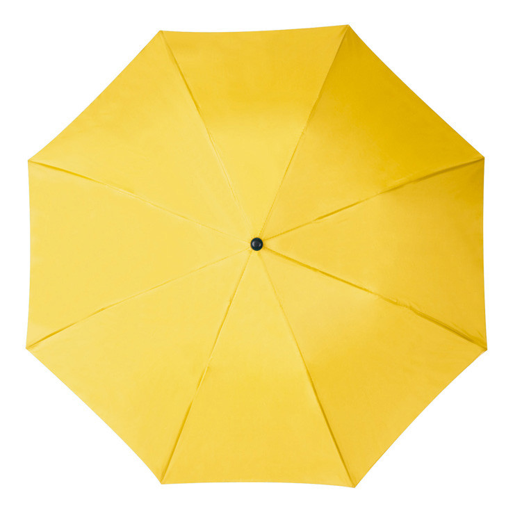 Taschen-Regenschirm / mit Schutzhülle / Farbe: gelb