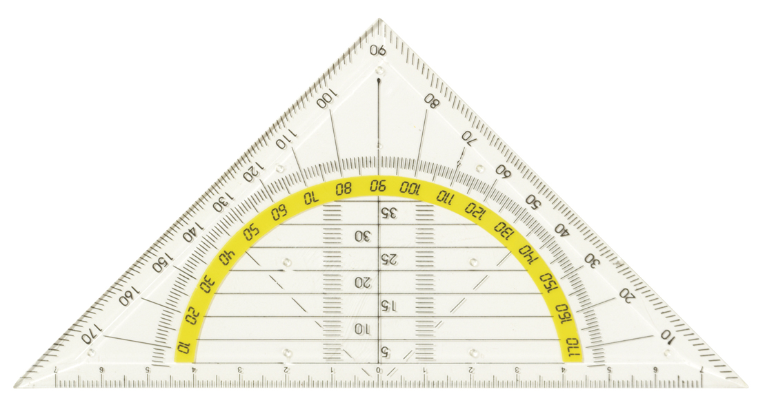 10x Geo-Dreieck Geometriedreieck