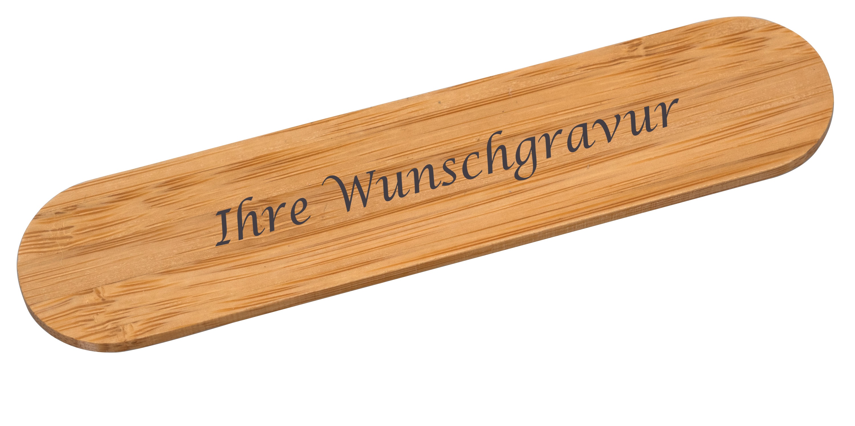 Nagelfeile aus Bambus mit Gravur