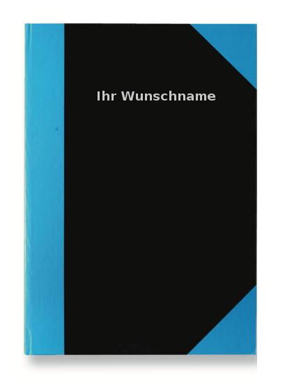 Kladde / A5 / Notizbuch / 96 Blatt / liniert / mit silber gefärbter Gravur