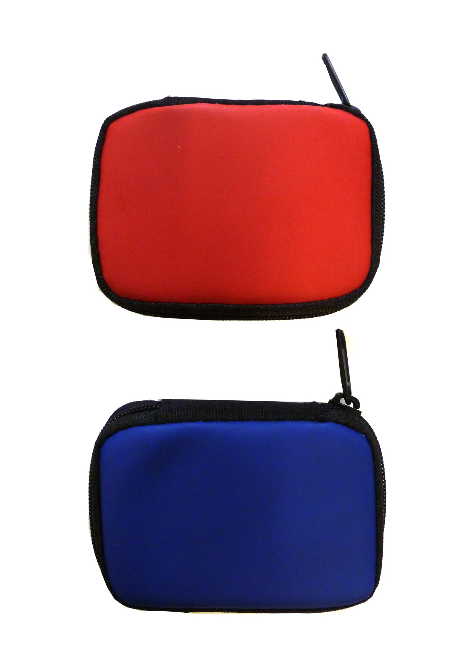 2x Handliches Reise-Nähset / Farbe: je 1x rot + blau