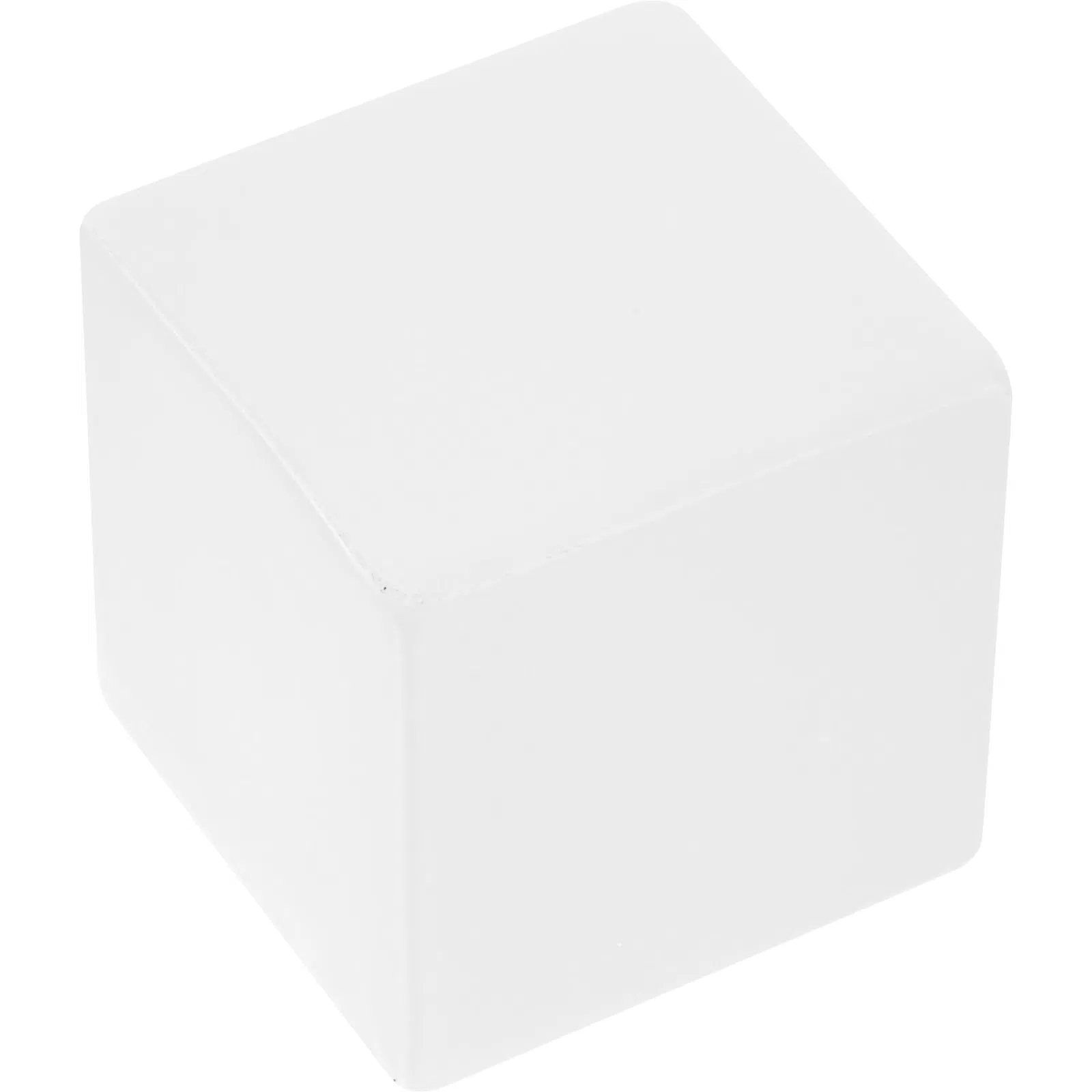 5x Anti-Stressball in Würfelform / Wutball / Knautschball / Farbe: weiß