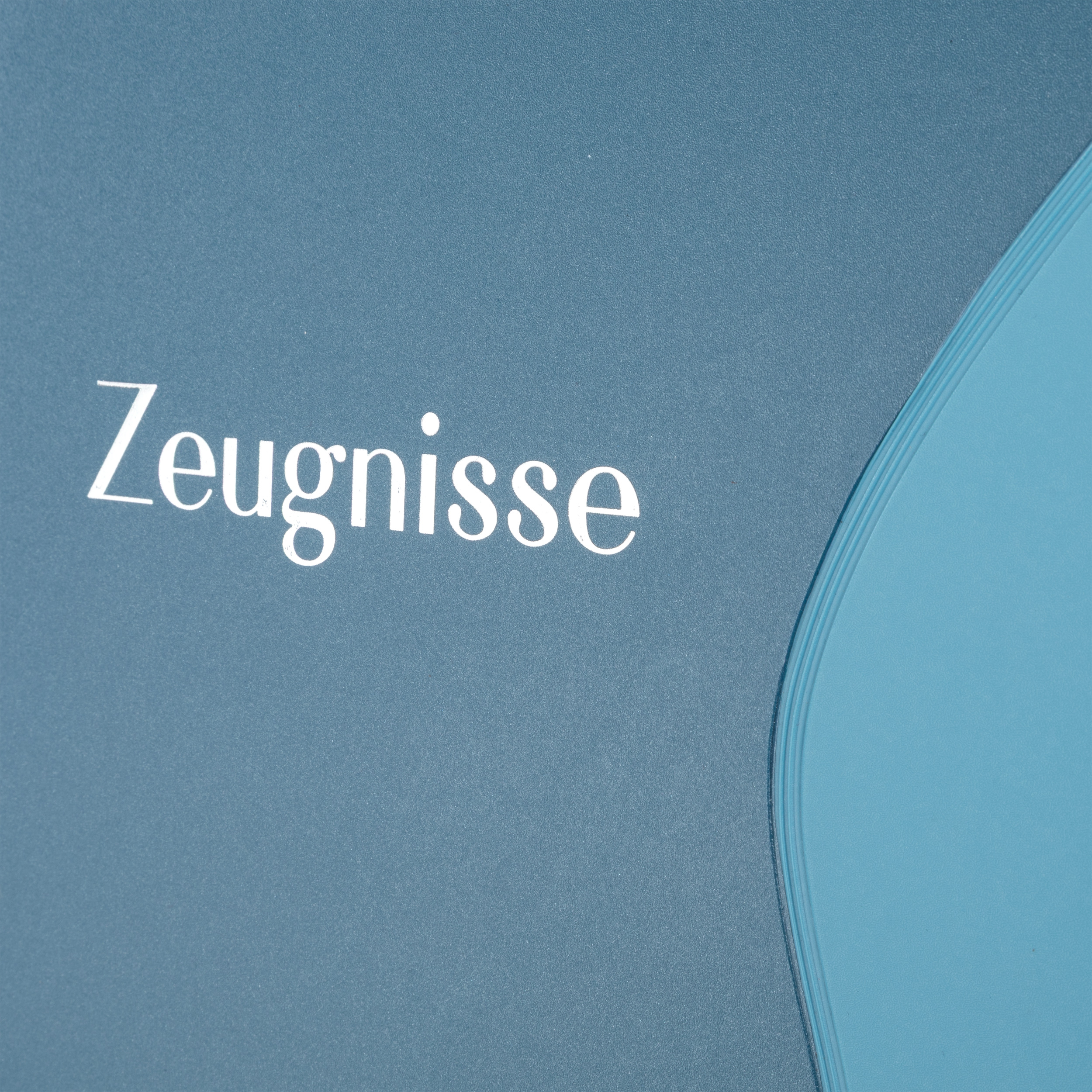 Zeugnismappe mit 12 Hüllen / Farbe: pastell blau