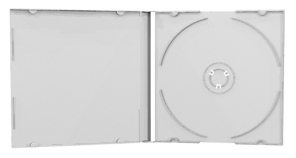 100 MediaRange DVD CD Hüllen Jewelcases transparent glasklar