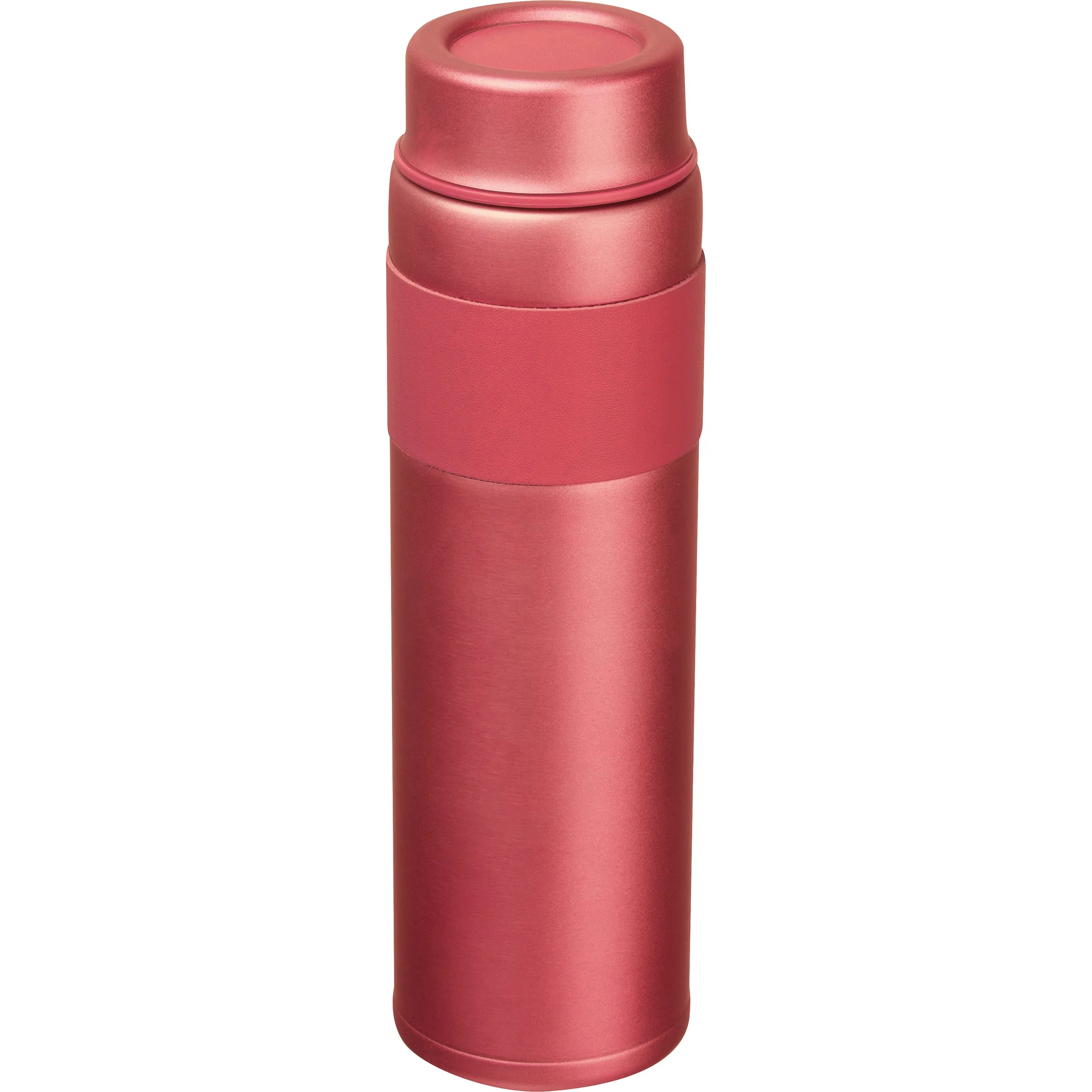 Vakuum Trinkflasche mit Gravur / aus Edelstahl / 600 ml / Farbe: burgund