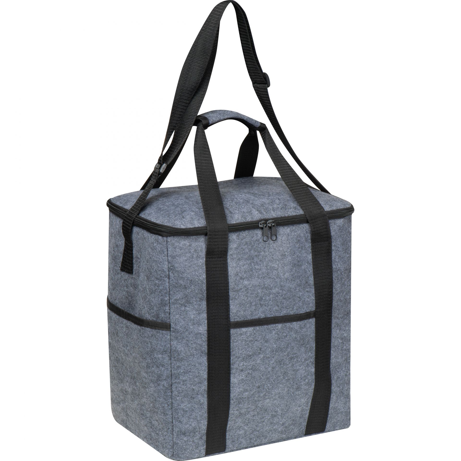 Große Kühltasche / aus RPET / Farbe: grau