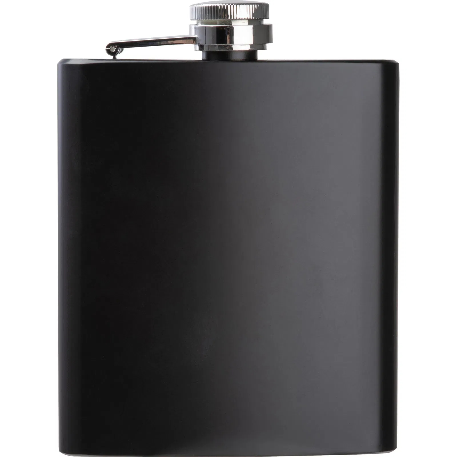 Flachmann / aus Edelstahl / 207ml / Farbe: schwarz