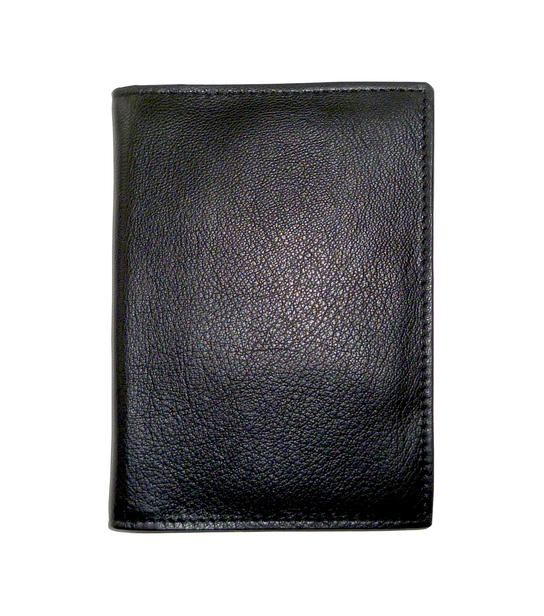 Ausweistasche / aus Leder / mit Kreditkartenfächer / Farbe: schwarz