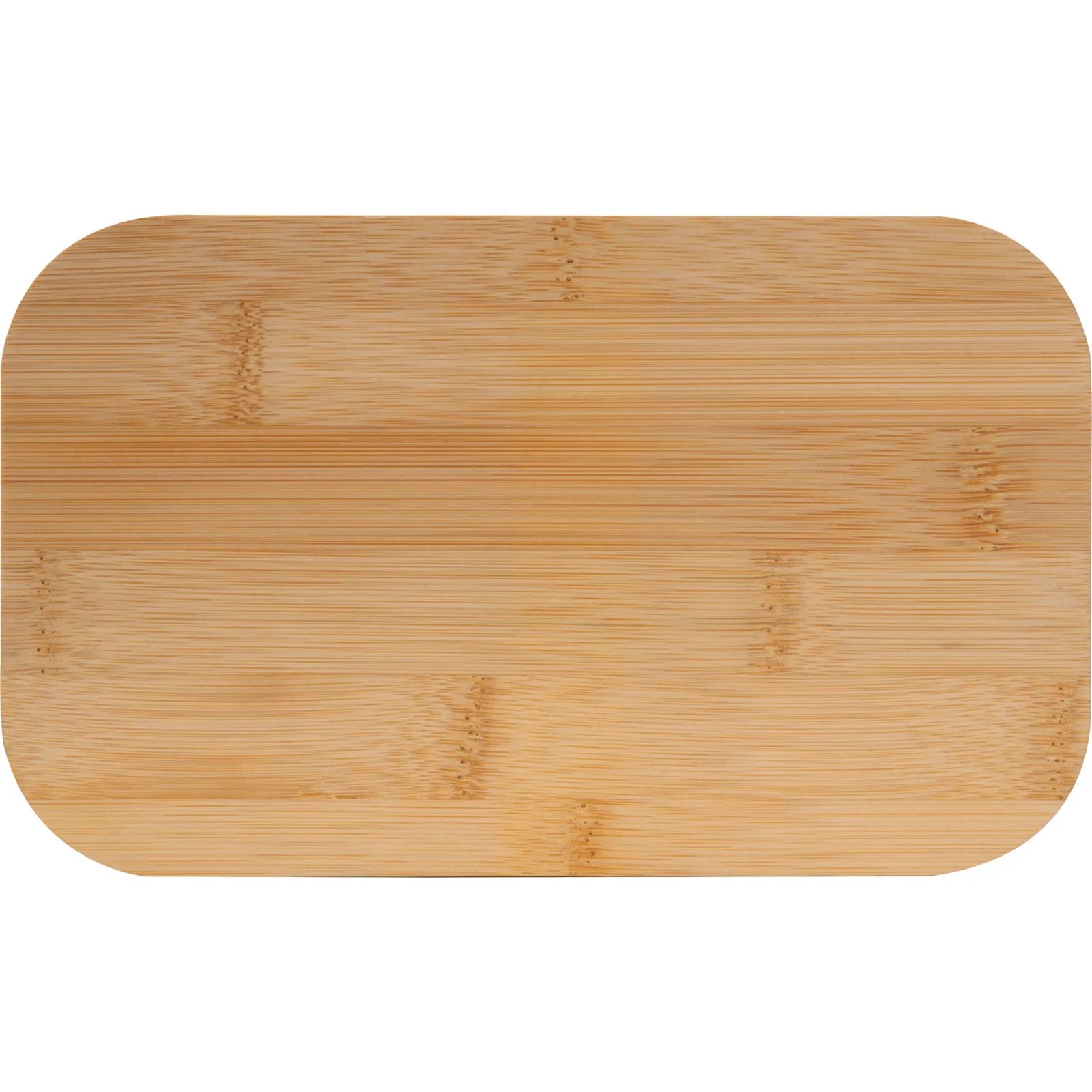 Brotdose / Lunchbox / mit Bambusdeckel und Bügelverschluss / Farbe: blau