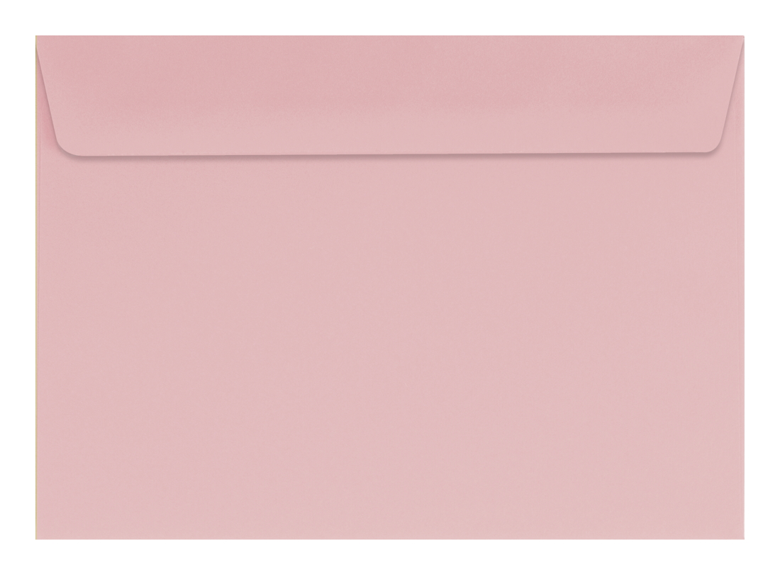 100 farbige Briefumschläge / Din C6 / Farbe: rosa