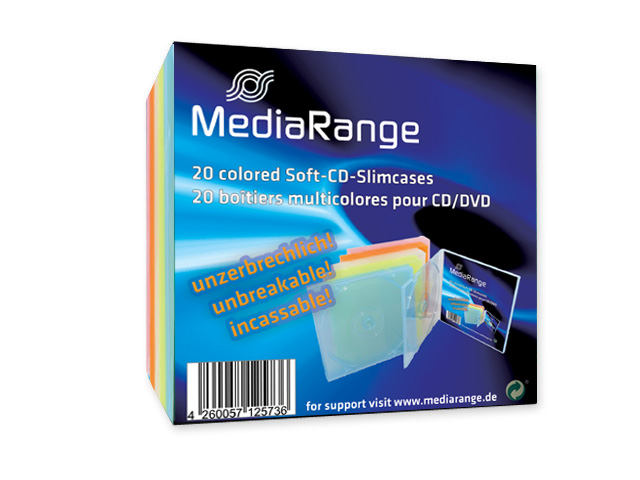 200 (10x 20St) DVD CD Hüllen Soft-Slimcase unzerbrechlich Bruchsicher