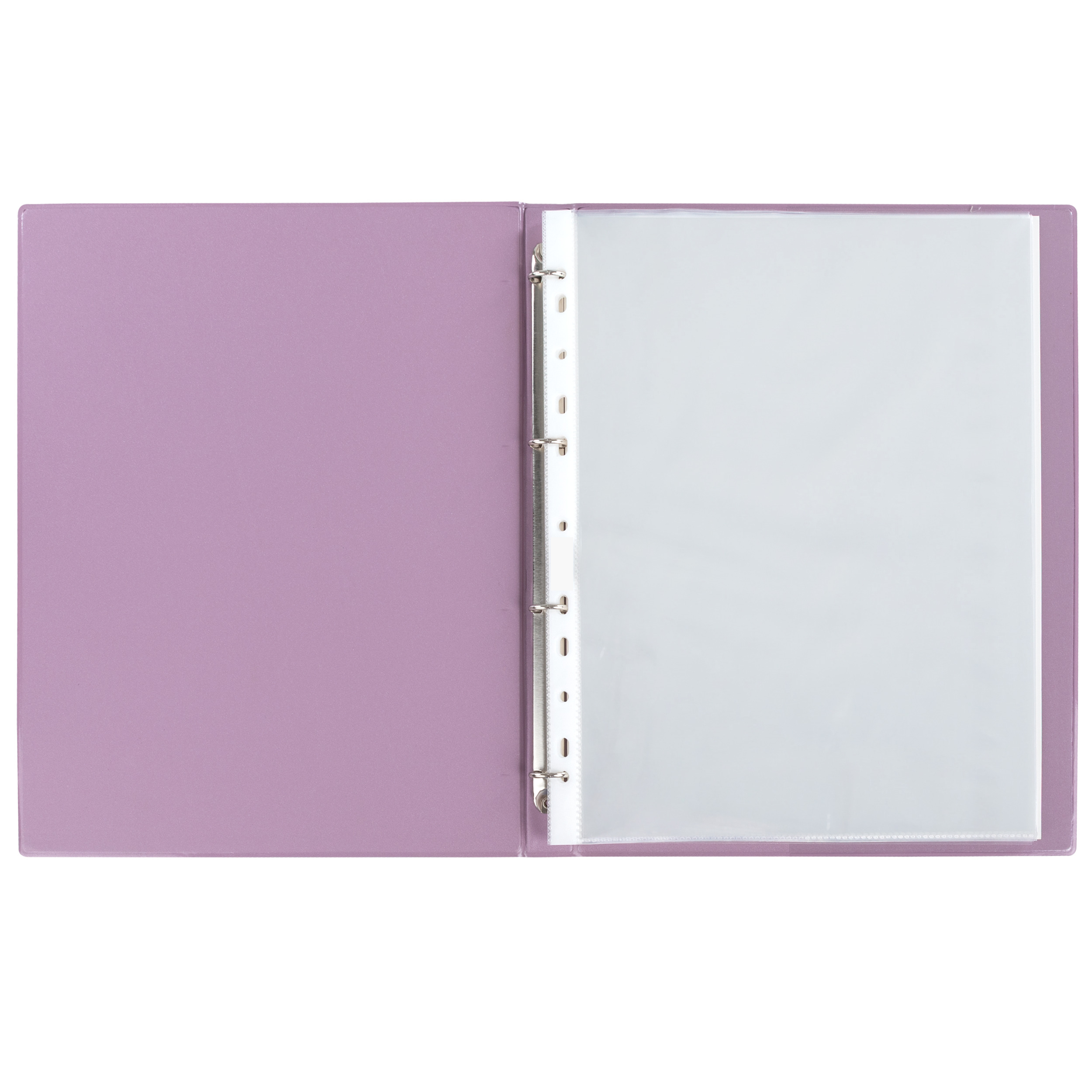 Zeugnismappe / Zeugnisringbuch / A4 / mit 10 Hüllen / Farbe: pastell lila