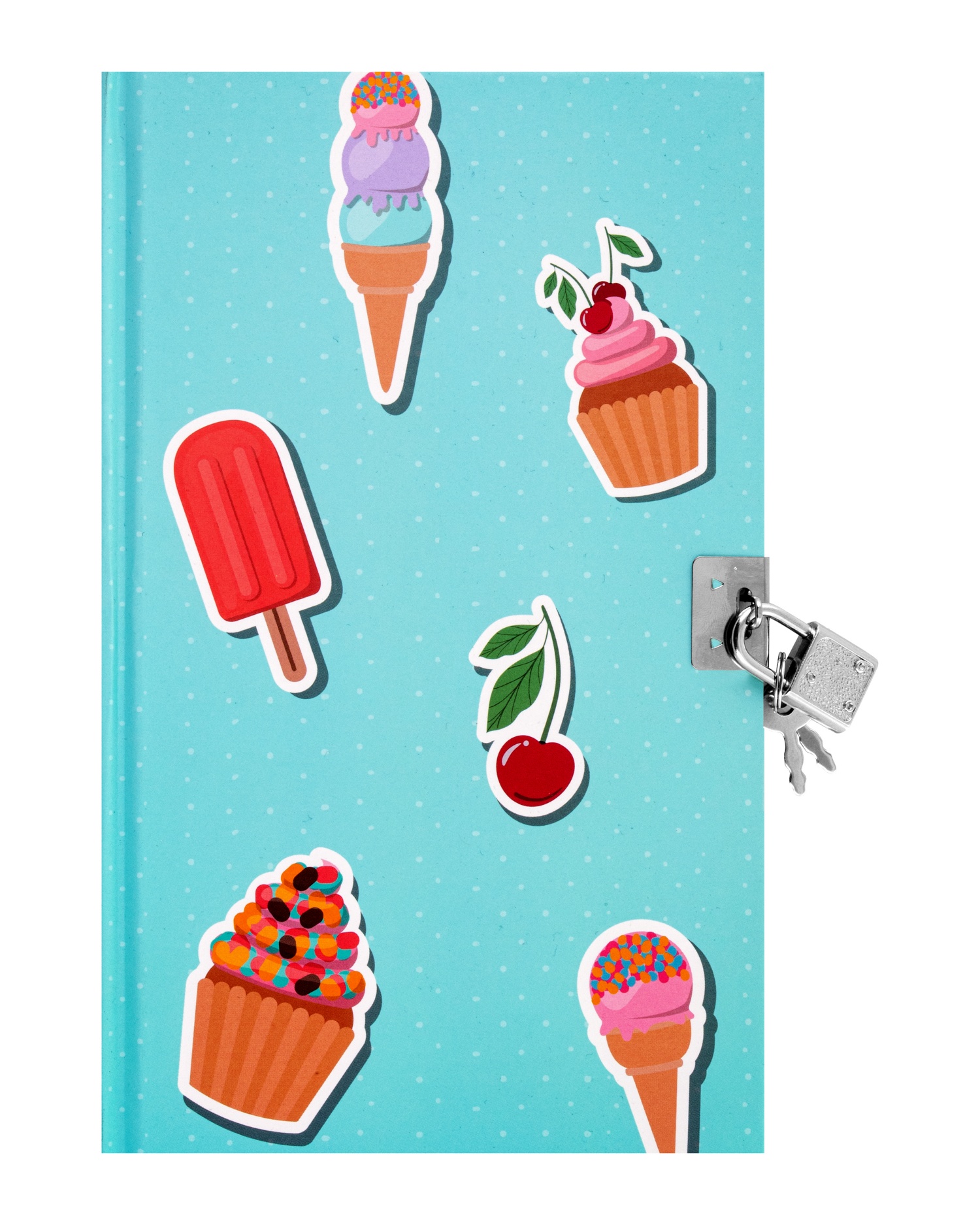 Tagebuch mit Schloss / "Eis"