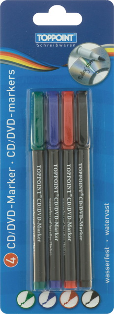 20 (5x 4Stück) Stylex CD DVD Marker Textmarker