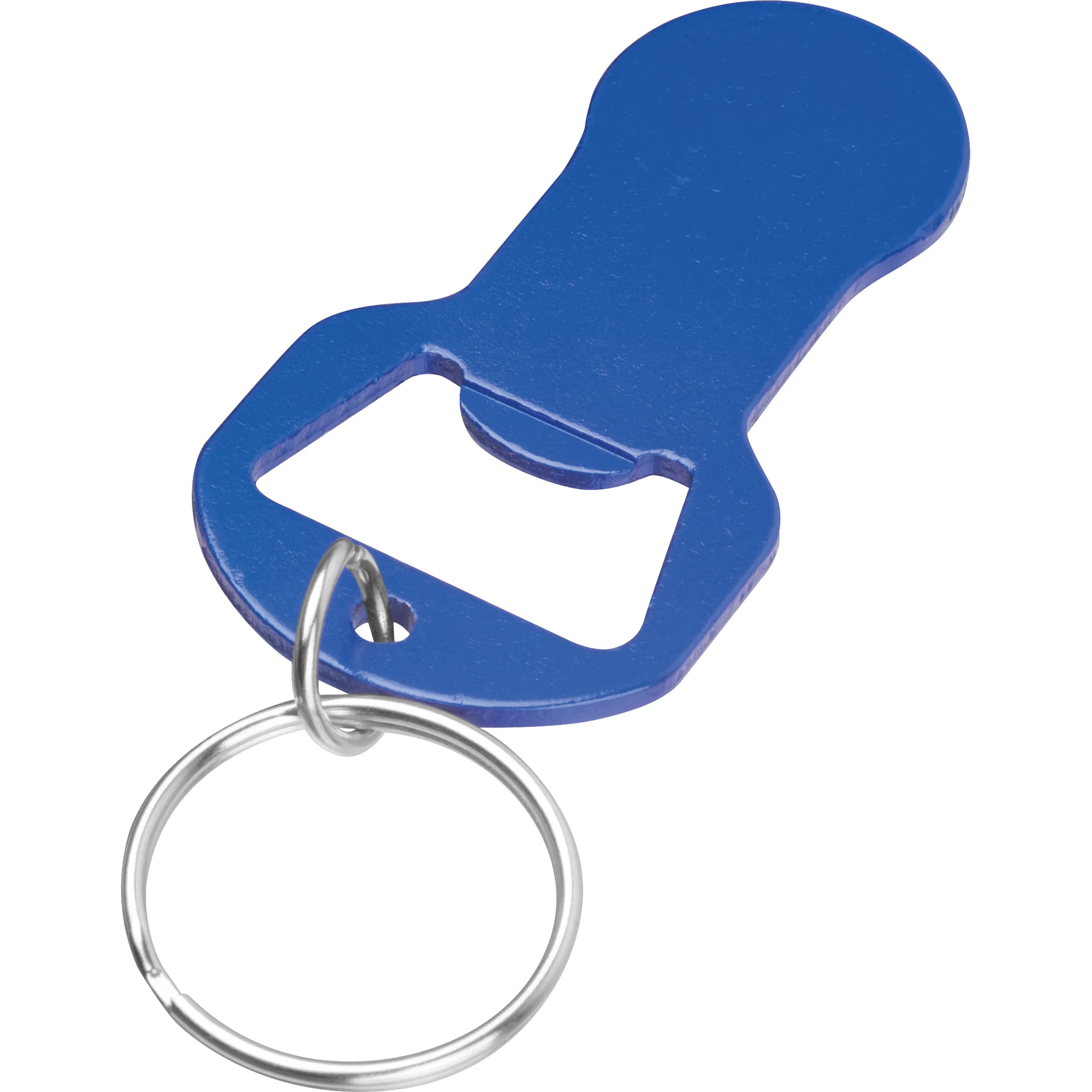 Schlüsselanhänger mit Einkaufswagenlöser und Öffner / Farbe: blau