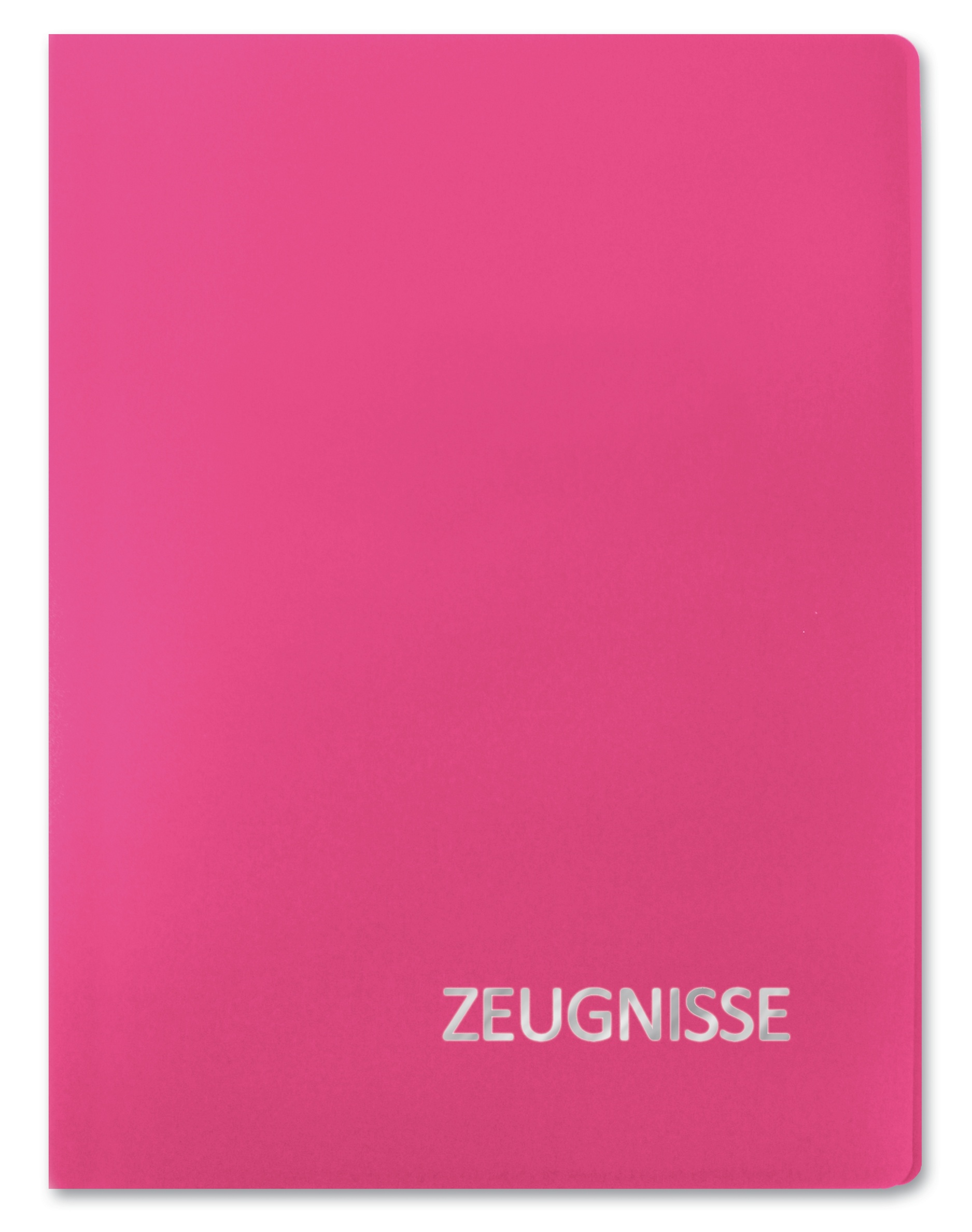 Zeugnismappe / A4 / mit 20 Hüllen / Farbe: pink