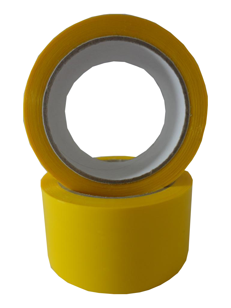 4 Rollen Klebeband Paketband Klebefilm Packband 66m X 50mm leise abrollend gelb