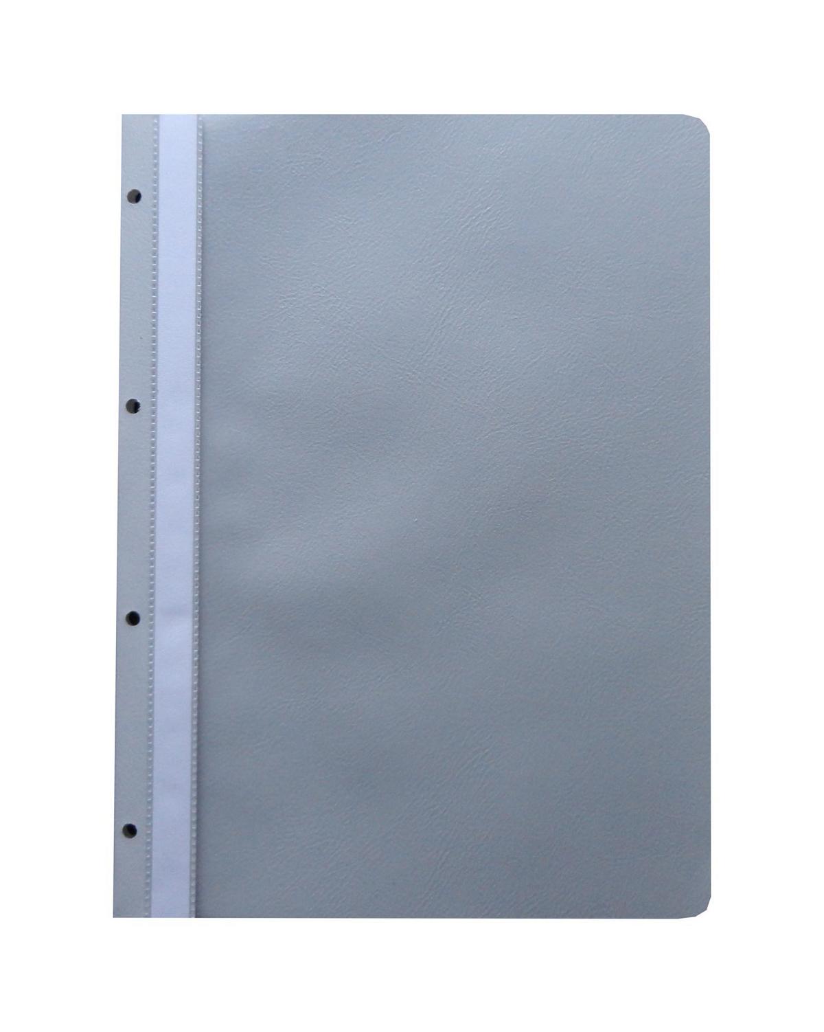 10 Ablage-Schnellhefter / Archiv-Hefter mit Lochung zum Abheften / Farbe: grau