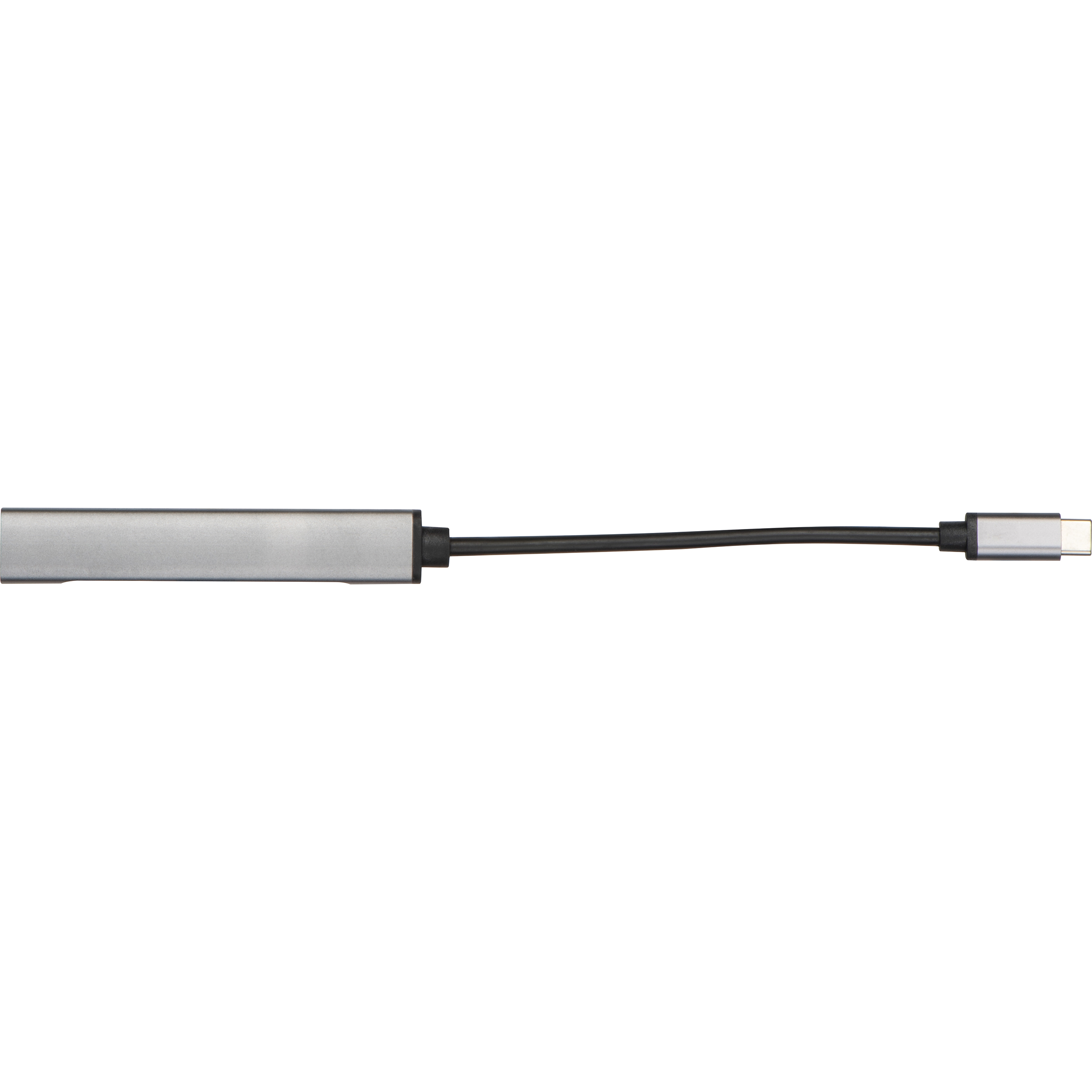 USB Hub aus recyceltem Aluminium mit Namensgravur - 1x USB-C und 3x USB