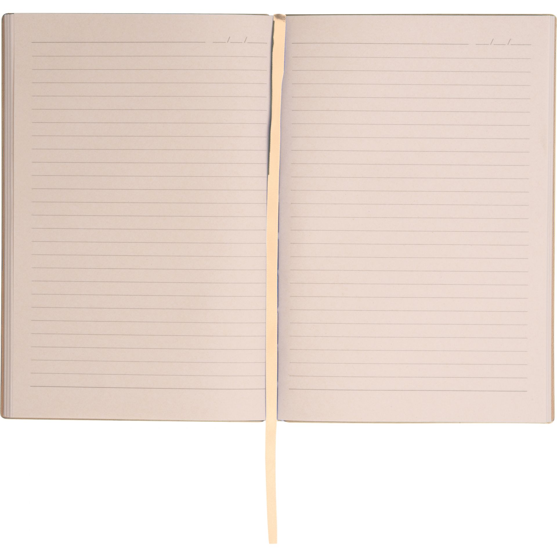 Notizbuch mit Gravur / DIN A5 / mit Softcover / 192 Seiten / Farbe: beige